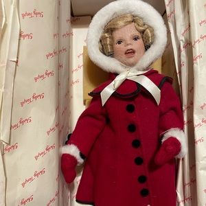 Danbury mint collector Shirley temple porcelain doll new in box